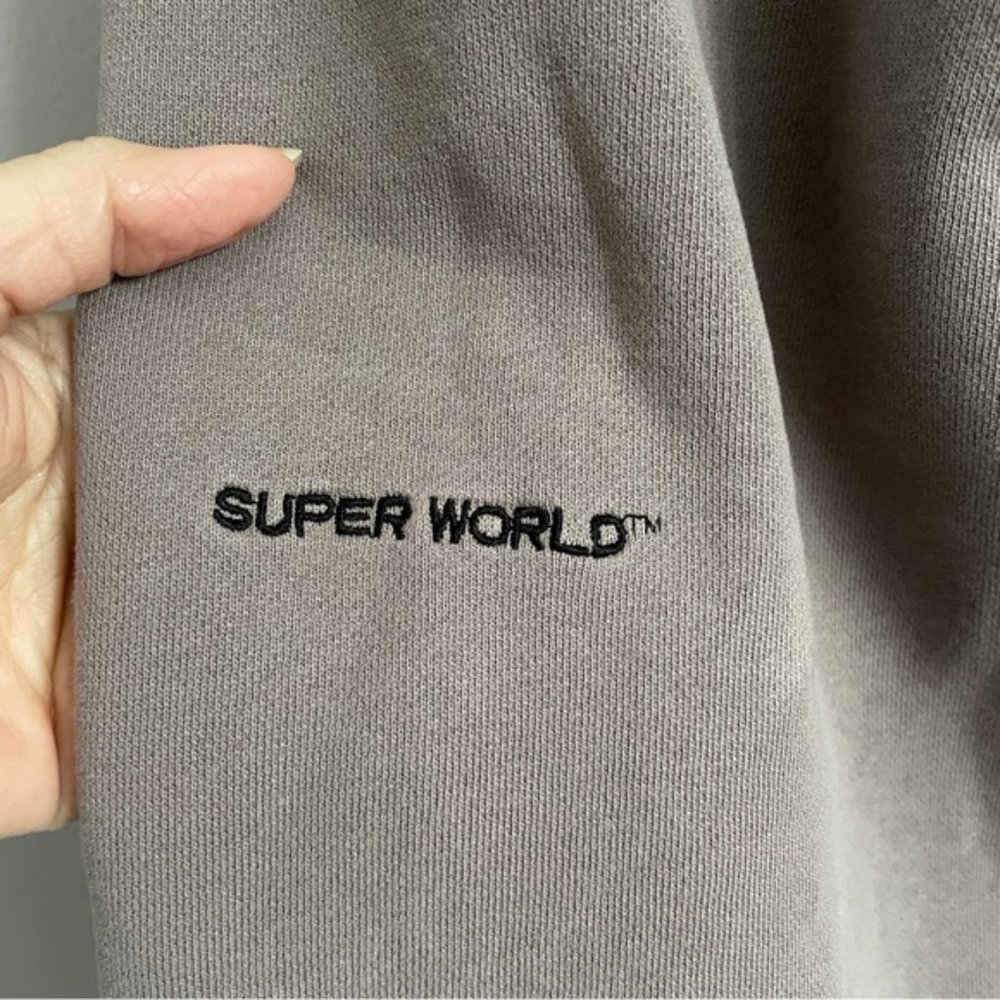 Aritzia Gd Modern Taupe Super World™ The Super™ Fleece Sweatsuit Set - S - Picture 13 of 14